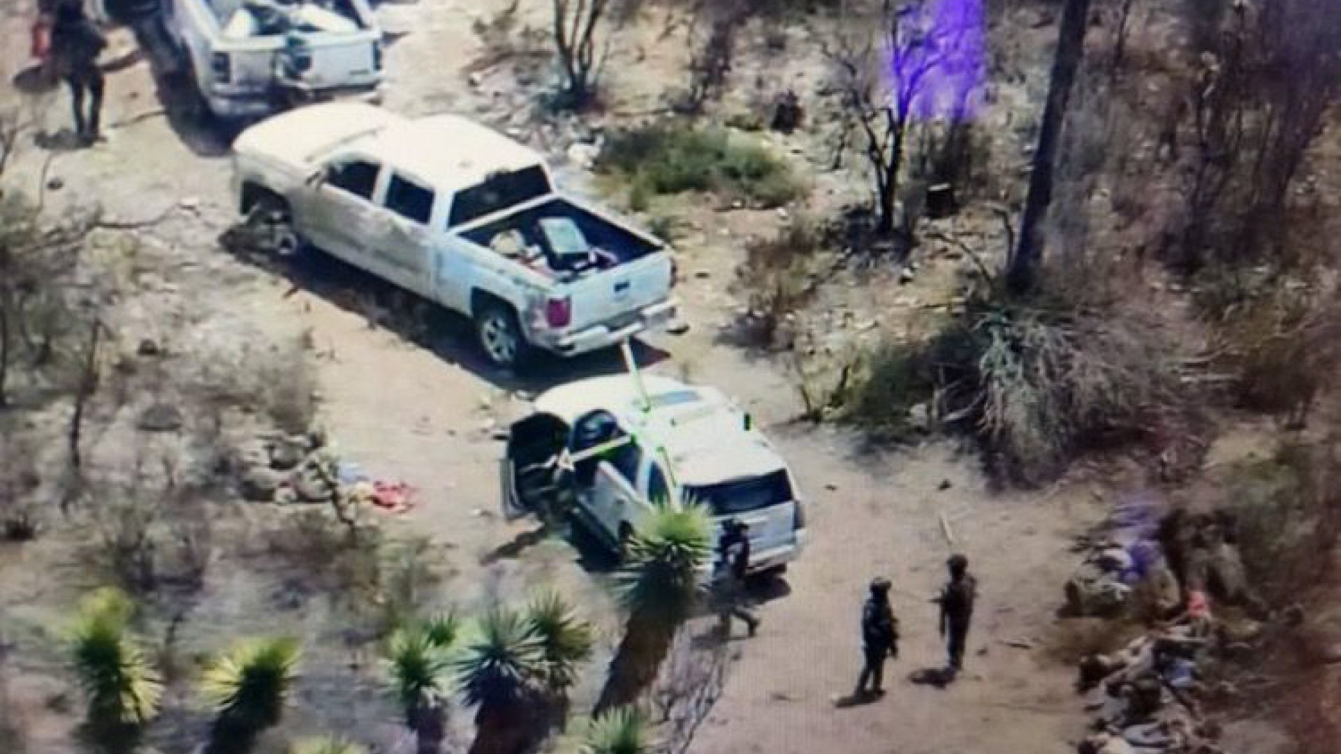 Elementos de Fuerza Civil localizan en Nuevo León a varios de los migrantes secuestrados en San Luis Potosí.