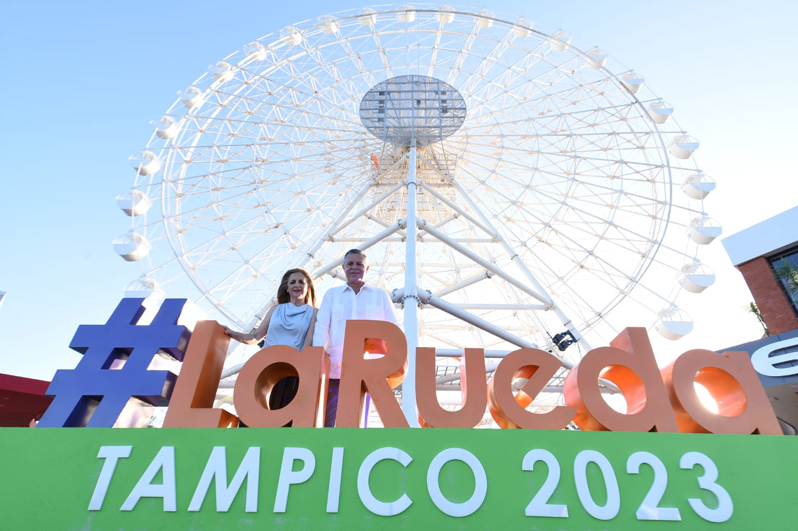 Inauguran la Rueda de la Fortuna de Tampico