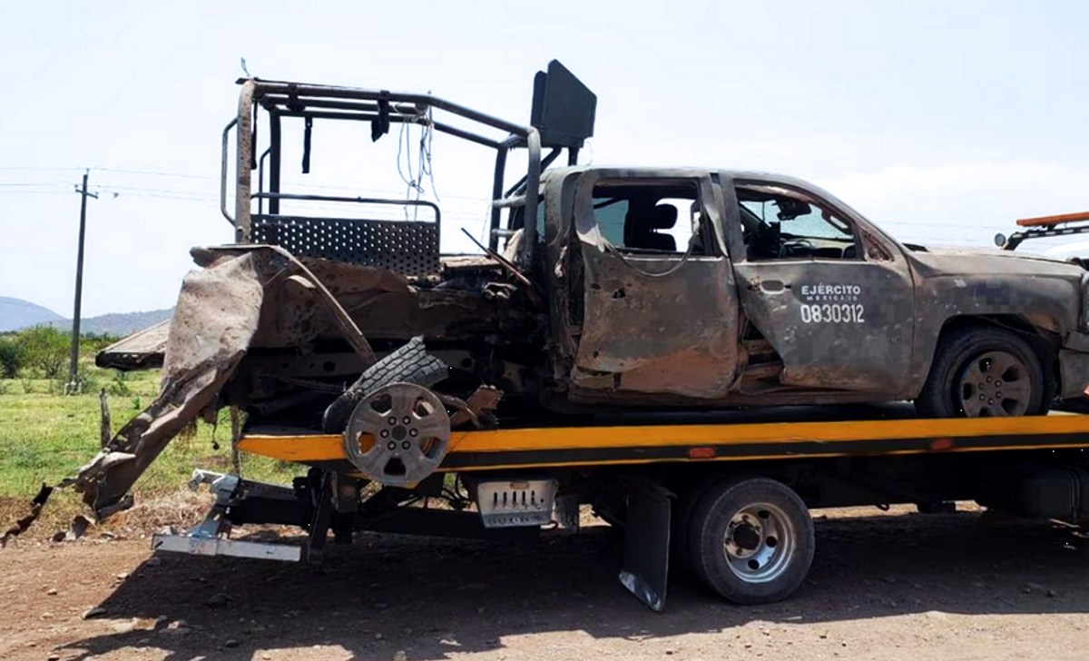 Mina antipersonal lesiona a 4 militares