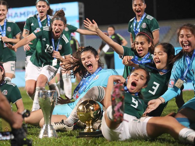 ¡Orgullo mexicano! Tri Femenil Sub-20 vence a Estados Unidos y son campeonas del Premundial gracias a un gol de último momento de Fátima Servin.