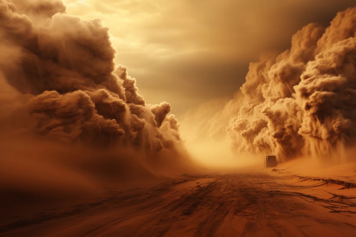 Tamaulipas polvo del Sahara