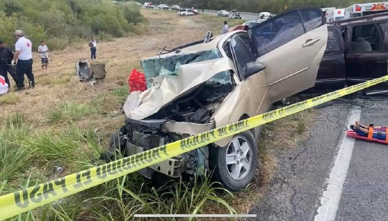 Fuerte choque en la Victoria-Llera