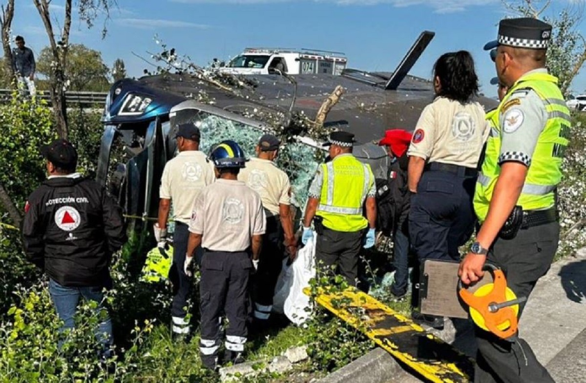 Volcadura de autobús