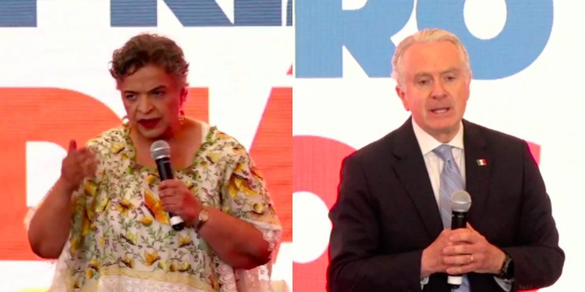 Beatriz Paredes y Santiago Creel