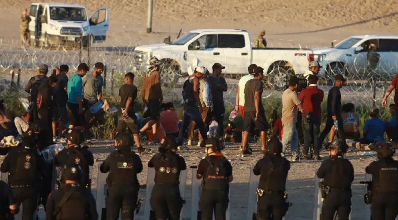 Migrantes se arrojaron al río Bravo