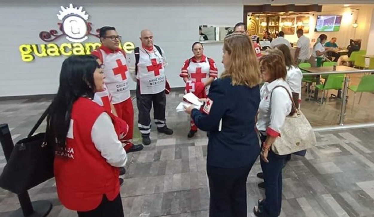Cruz Roja envió a 15