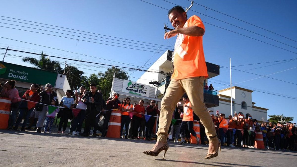 Carrera en tacones
