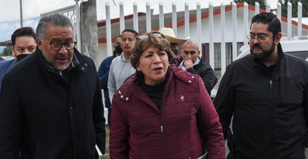 Hay reporte de desaparecidos tras enfrentamiento en Texcaltitlán, declaró Delfina Gómez. Se trata de un grupo de 10 personas.