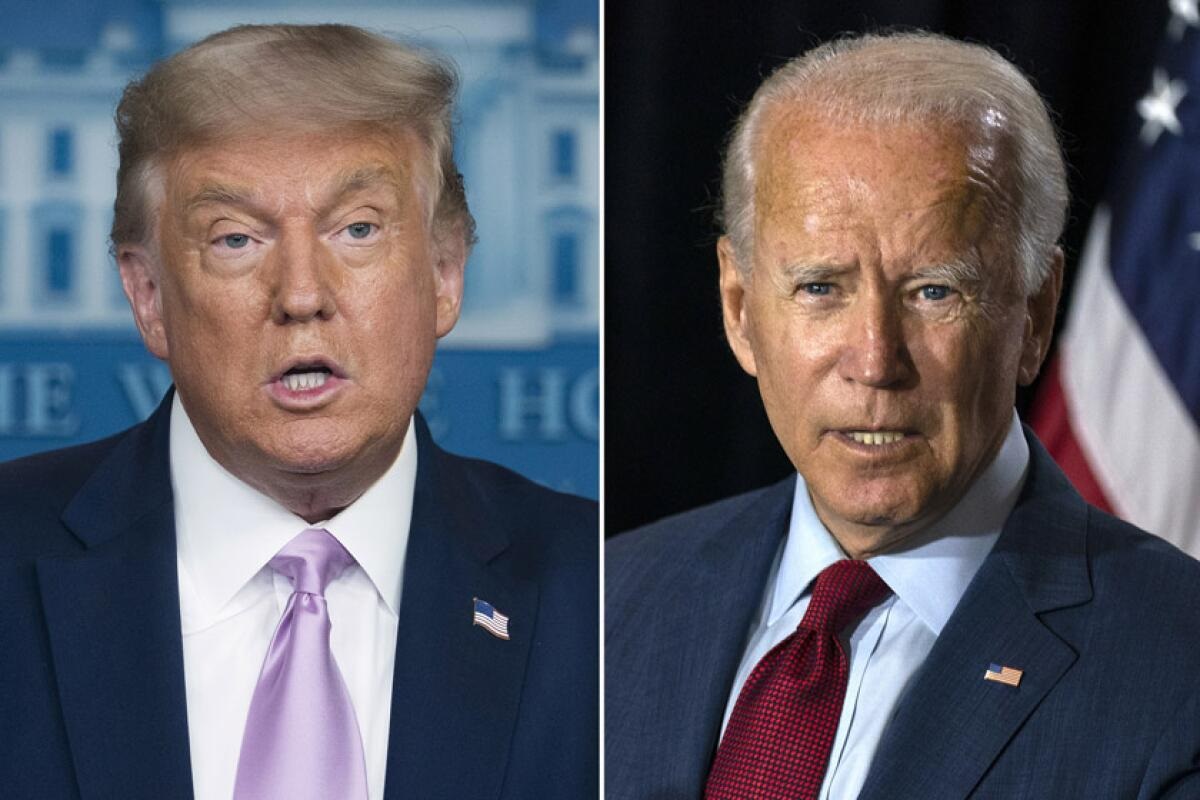 Biden y Trump