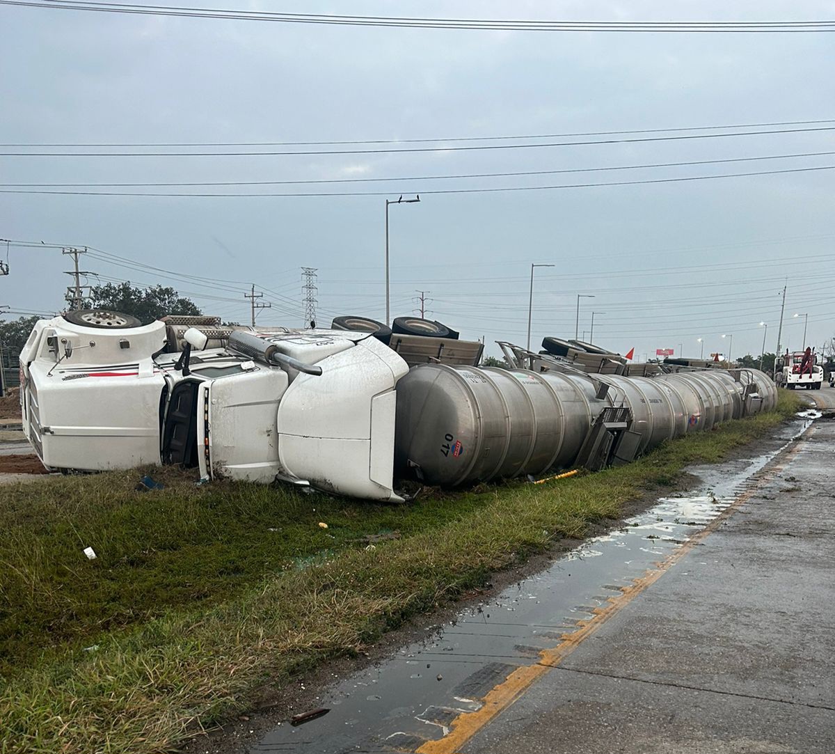 Incremento de volcaduras de camiones