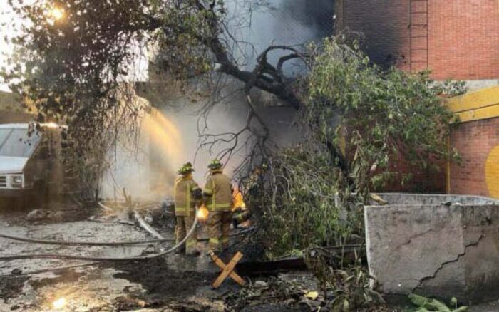 Desplome de helicóptero en Coyoacán se debió a aparente paro de motor, aseguró la Secretaría de Infraestructura, Comunicaciones y Transportes