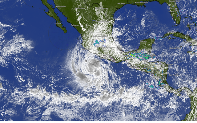 Tormenta "Kristy" provocará lluvias fuertes en al menos nueve estados y el miércoles podría convertirse en huracán.