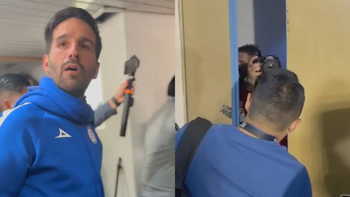 Reportero agredido por cuerpo técnico de Cruz Azul revela que fue amenazado. "Mañana no amaneces", relató que le dijeron.