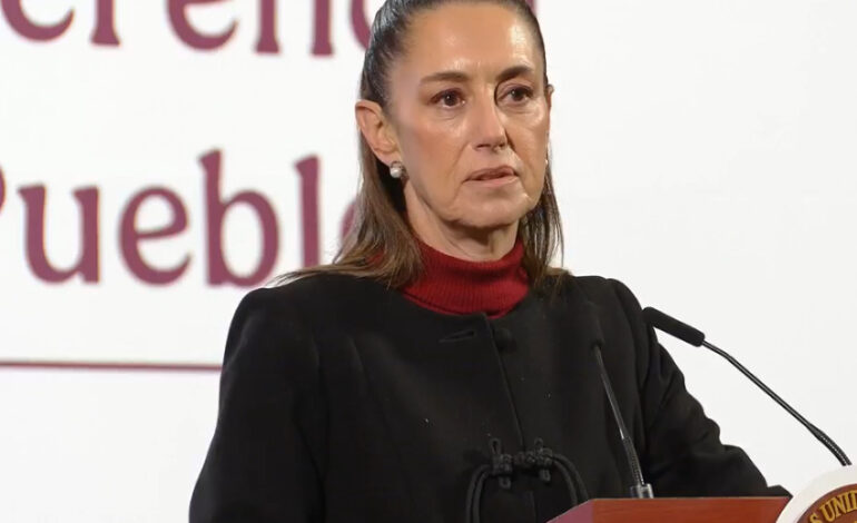 Claudia Sheinbaum rechaza reportaje del NYT sobre narcolaboratorio de fentanilo. Expuso que “no es muy creíble”.