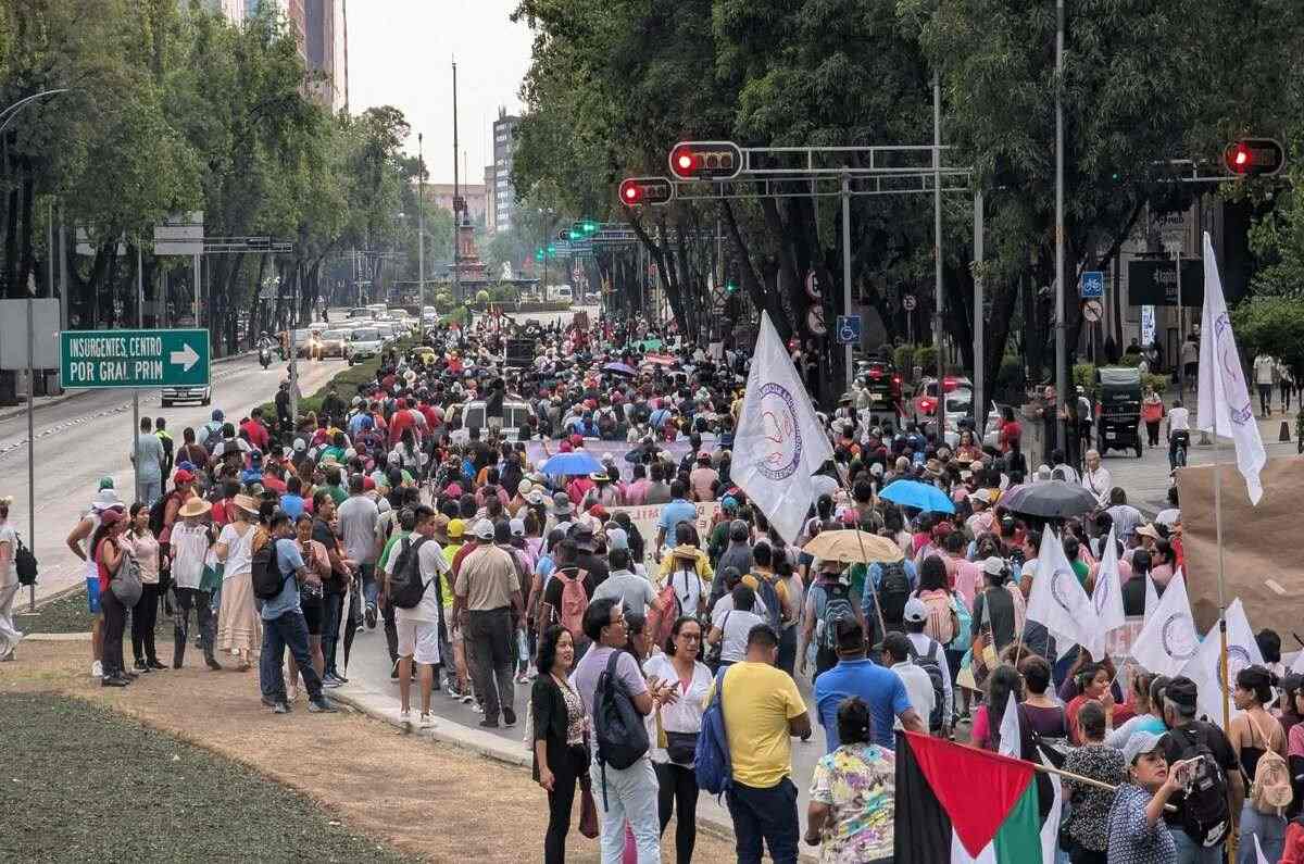 Se prevé otro día de caos en la Ciudad de México; cerrará CNTE seis importantes vías y tendrán Asamblea Nacional.